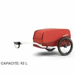 Remorque Vélo Utilitaire Cargo Kalle Croozer 92 Litres 15 Remorque Vélo Utilitaire Cargo Kalle Croozer 92 Litres -VTT-BMX Soldes Remorque velo cargo Croozer kalle rouge
