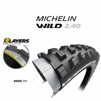 Pneu VTT Michelin Wild 27,5 / 29 Pouces 4 Pneu VTT Michelin Wild 27,5 / 29 Pouces – Image 2