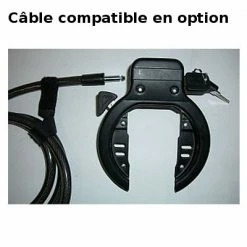 Point Antivol De Cadre XXL Plus Pour Roue Arrière De Vélo -VTT-BMX Soldes antivol de cadre xxl plus pour roue arriere de velo full 3