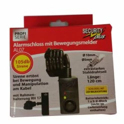 Point Antivol Spirale Avec Alarme Sirène Security Plus -VTT-BMX Soldes antivol spirale avec alarme sirene security plus full 3