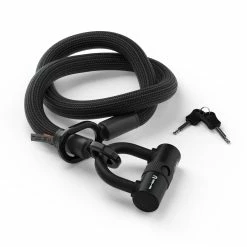 Antivol Tex-Lock Eyelet M 120 Cm Certifié Sold Secure Et ART2 -VTT-BMX Soldes antivol tex lock eyelet u noir