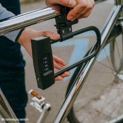 Antivol U à Code Avec Support Vélo M-Wave -VTT-BMX Soldes antivol u a code avec support velo m wave full 4