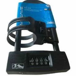 Antivol U à Code Avec Support Vélo M-Wave -VTT-BMX Soldes antivol u a code avec support velo m wave full 5