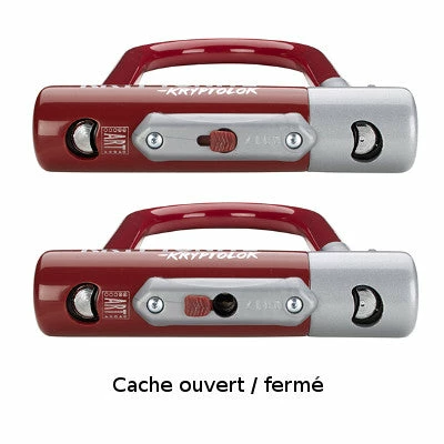 Antivol Vélo Kryptolok Mini 7 Rouge - Kryptonite 4 Antivol Vélo Kryptolok Mini 7 Rouge - Kryptonite – Image 2