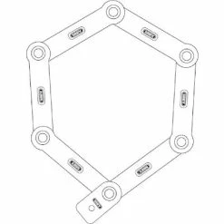 Antivol Vélo U Pliant à Clef Noir UGrip Bordo 5700 ABUS -VTT-BMX Soldes antivol velo u pliant a clef noir ugrip bordo 5700 abus full 4