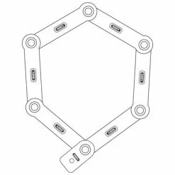 Antivol Vélo U Pliant Bordo Granit X-Plus 6500 110 Cm - Abus -VTT-BMX Soldes antivol velo u pliant bordo granit x plus 6500 110 cm abus full 3