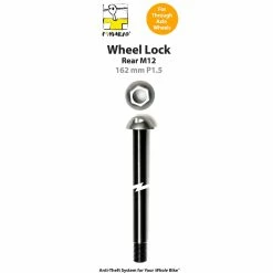 Antivol Pour Roues Avant Et Arrière à Axe Traversant M12 Pinhead -VTT-BMX Soldes axe antivol traversant roue arriere m12 162 1.5