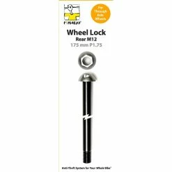 Antivol Pour Roues Avant Et Arrière à Axe Traversant M12 Pinhead -VTT-BMX Soldes axe antivol traversant roue arriere m12 175 1.75