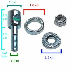 Brandless Boulon Guillotine Pour Porte Patin Vélo -VTT-BMX Soldes boulon guillotine pour porte patin velo full 4