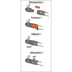 Bras Fixation Weber Sur Tige De Selle Remorque Vélo Hinterher -VTT-BMX Soldes bras fixation weber sur tige de selle remorque velo hinterher full 4