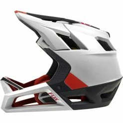 Casque Fox Proframe BLOCKED Black White -VTT-BMX Soldes casque fox proframe blocked black white 2