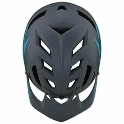 Casque VTT Troy Lee Designs A1 Drone Gris Bleu -VTT-BMX Soldes casque vtt troy lee designs a1 drone gris bleu 2