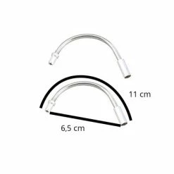 Brakco Coudes Passe-câble Pour Frein V-Brake Acier Inoxydable - Paire -VTT-BMX Soldes coudes passe cable pour frein v brake acier inoxydable paire full 5