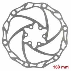 Brakco Disque De Frein Pour Vélo En Acier 160/180/203 Mm -VTT-BMX Soldes disque de frein 160 mm full