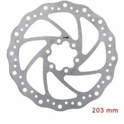 Brakco Disque De Frein Pour Vélo En Acier 160/180/203 Mm -VTT-BMX Soldes disque de frein 203 mm full