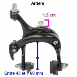 Brandless Etriers De Frein Vélo De Route Hauteur 43 à 60 Mm Caliper -VTT-BMX Soldes etriers de frein velo de route hauteur 43 a 60 mm caliper full 3
