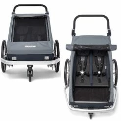 Kid Vaaya 2 Croozer Remorque Vélo Pour Deux Enfants -VTT-BMX Soldes kid vaaya 2 croozer remorque velo pour deux enfants full 3