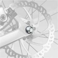 Antivols Pour Roue Avant Et Arrière Avec Axe à Serrage Rapide Pinhead -VTT-BMX Soldes lot de 2 verrous a relachement rapide verrous pour roues 2