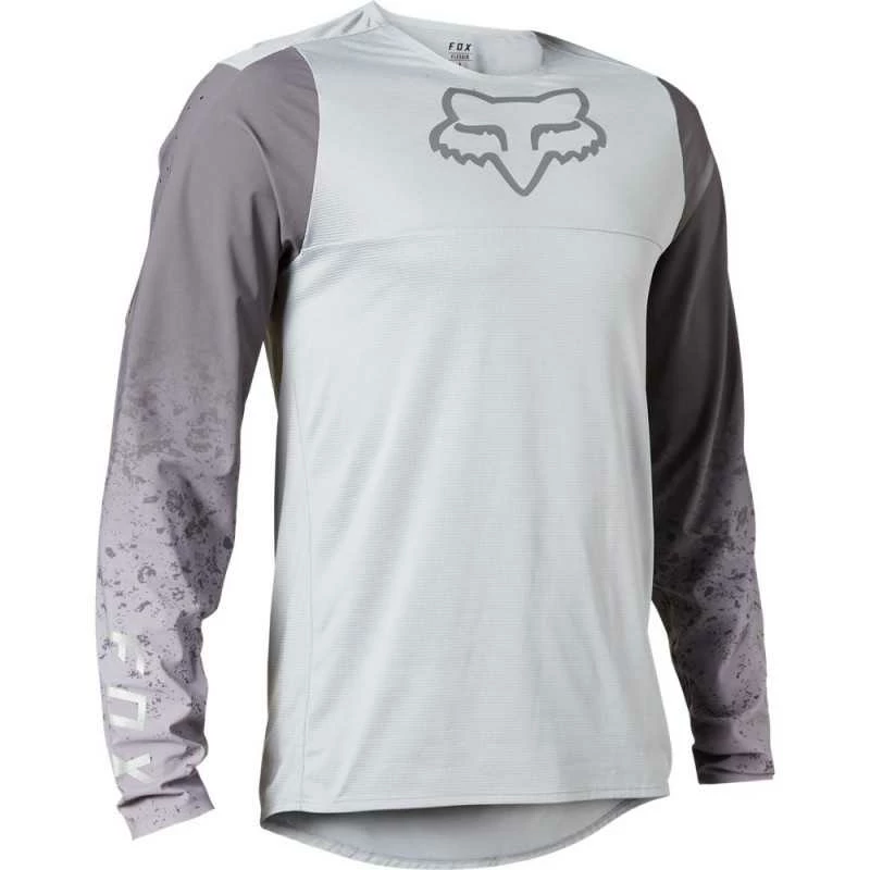 Maillot Fox Flexair MTB Lunar Light Grey 3 Maillot Fox Flexair MTB Lunar Light Grey