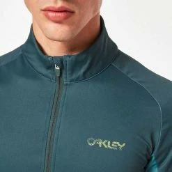 Maillot Oakley Elements Thermal Manches Longues Vert -VTT-BMX Soldes maillot oakley elements thermal manches longues vert 2