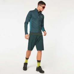 Maillot Oakley Elements Thermal Manches Longues Vert -VTT-BMX Soldes maillot oakley elements thermal manches longues vert 4