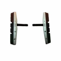 Promax Paire De Patins V-Brake Triple Gomme Avec Support Aluminium -VTT-BMX Soldes paire de patins v brake triple gomme avec support aluminium full 4