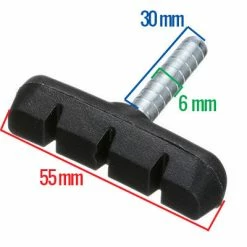 Brandless Patin De Frein Monobloc Cantilever 55 Mm - Par 2 -VTT-BMX Soldes patin de frein monobloc cantilever 55 mm par 2 full 5