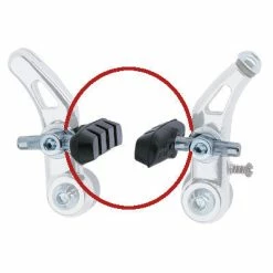 Brakco Patins Cantilever 60 Mm Pour Frein Vélo - La Paire -VTT-BMX Soldes patins cantilever 60 mm pour frein velo la paire full 4