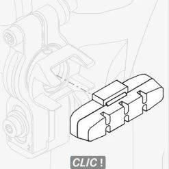 Promax Patins Pour Freins Hydrauliques Magura HS11/HS33 Revêtement Noir -VTT-BMX Soldes patins pour freins hydrauliques magura hs11 hs33 revetement noir full 4