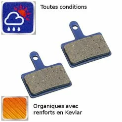 Brakco Plaquettes Organiques Avec Kevlar Frein Disque Compatible Deore -VTT-BMX Soldes plaquettes organiques avec kevlar frein disque compatible deore full 3