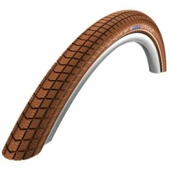 Pneu Vélo Schwalbe Little Big Ben 700 Crème Ou Marron -VTT-BMX Soldes pneu velo 700x38c marron little big ben schwalbe full