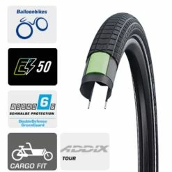 Pneu Vélo Schwalbe Big Ben Plus 28 Pouces E-bike & Cargos -VTT-BMX Soldes pneu velo schwalbe big ben plus 28 pouces e bike cargos full 6