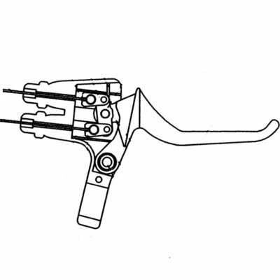 TY Brake Poignée Frein Vélo Gauche Avec Une Commande Pour Avant & Arrière 6 TY Brake Poignée Frein Vélo Gauche Avec Une Commande Pour Avant & Arrière – Image 4