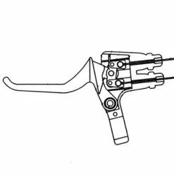 TY Brake Poignée Vélo Droite Avec Commande Pour Frein Avant Et Arrière -VTT-BMX Soldes poignee velo droite avec commande pour frein avant et arriere full 4