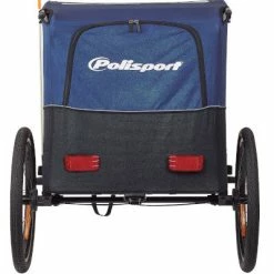Remorque Vélo Enfant 2 Places Pliable Avec Suspension Polisport -VTT-BMX Soldes remorque velo enfant 2 places pliable avec suspension polisport full 3