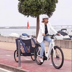 Remorque Vélo Enfant 2 Places Pliable Avec Suspension Polisport -VTT-BMX Soldes remorque velo enfant 2 places pliable avec suspension polisport full 6