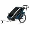 Remorque Vélo Enfant Thule Chariot Cross 1 -VTT-BMX Soldes remorque velo enfant thule chariot cross 1 full