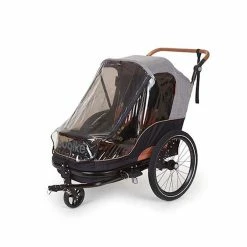 Remorque Vélo Enfants 2 Places 2 En 1 Avec Kit Piéton Bobike -VTT-BMX Soldes remorque velo enfants bobike 1