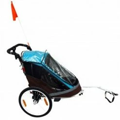 Remorque Vélo Pliable Pour 2 Enfants Maxxus 12 Remorque Vélo Pliable Pour 2 Enfants Maxxus -VTT-BMX Soldes remorque velo pliable pour 2 enfants maxxus full 5