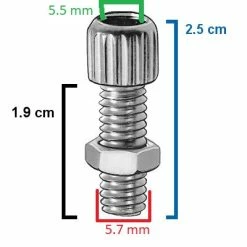 Point Vis De Réglage De Cable De Frein De Vélo 9 Point Vis De Réglage De Cable De Frein De Vélo -VTT-BMX Soldes vis de reglage de cable de frein de velo full 4