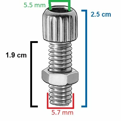 Point Vis De Réglage De Cable De Frein De Vélo 6 Point Vis De Réglage De Cable De Frein De Vélo – Image 4