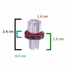 Brandless Vis De Réglage Levier De Frein M10 Pour Vélo -VTT-BMX Soldes vis de reglage levier de frein m10 pour velo full 3